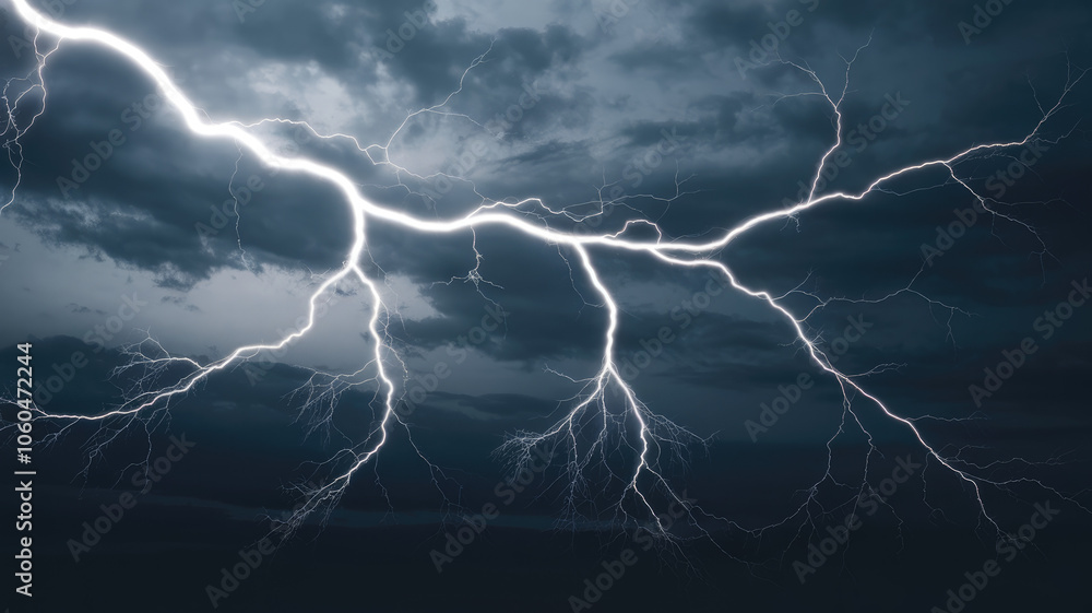 A dramatic display of lightning strikes across a moody sky, capturing the raw power of nature in a captivating atmospheric scene. A dramatic display of lightning strikes across a moody sky, capturing the raw power of nature in a captivating atmospheric scene.