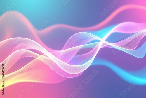 Wallpaper Mural Vibrant abstract wave pattern with dynamic flowing colors for contemporary design projects. Torontodigital.ca