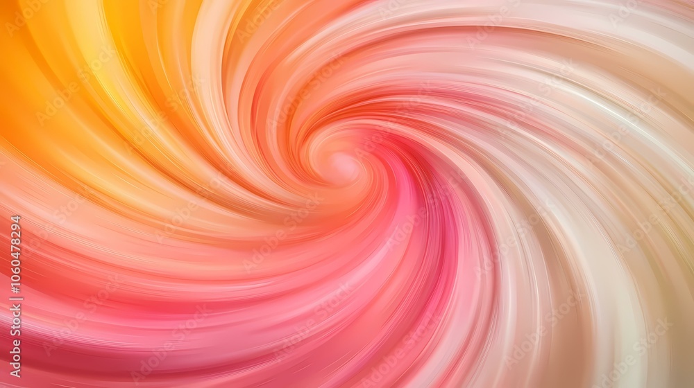 The image contains a swirling abstract of yellow, pink, and white colors. The image contains a swirling abstract of yellow, pink, and white colors.