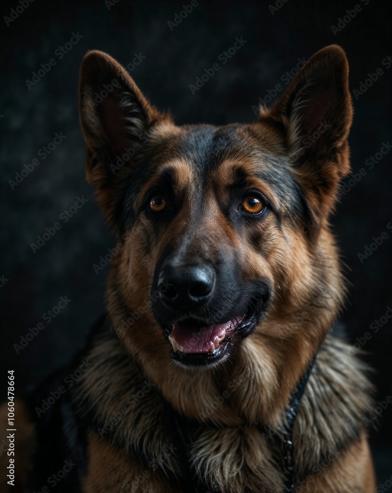 professional photo of siberian husky front view in a dark background domestic breed professional photo of siberian husky front view in a dark background domestic breed