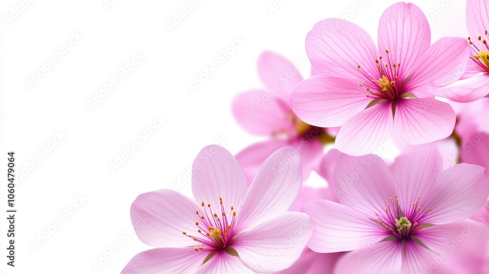 Soft Pink Floral Background in Pastel Shades Soft Pink Floral Background in Pastel Shades