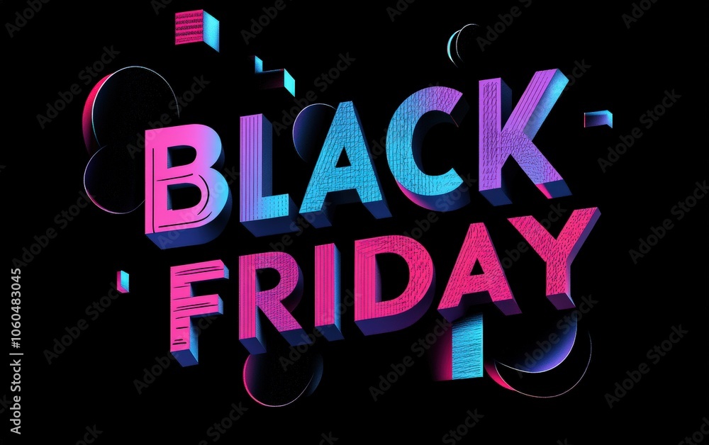 Black Friday in Bold Typography Bold, large Black Friday in Bold Typography Bold, large