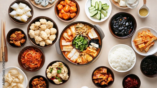 A Feast of Asian Dishes