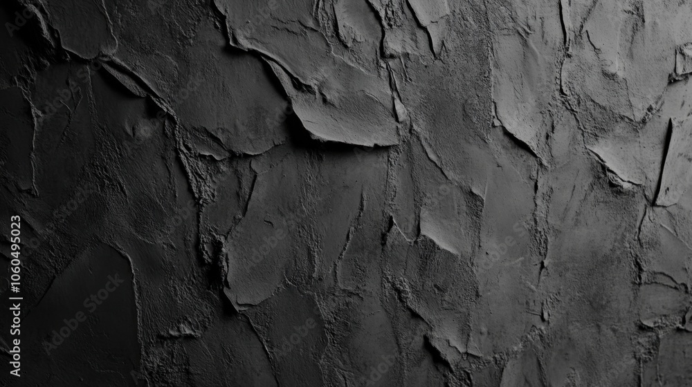 Close-up of textured concrete wall, showing intricate natural patterns and rough surfaces in soft light Close-up of textured concrete wall, showing intricate natural patterns and rough surfaces in soft light