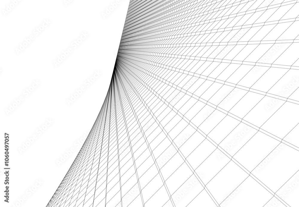 architecture building 3d vector drawing architecture building 3d vector drawing