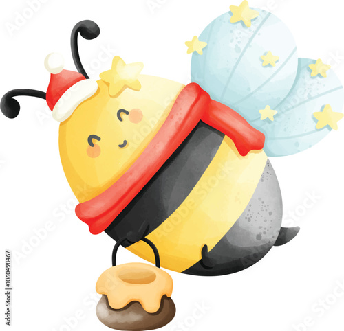 Little bee Christmas 8.eps