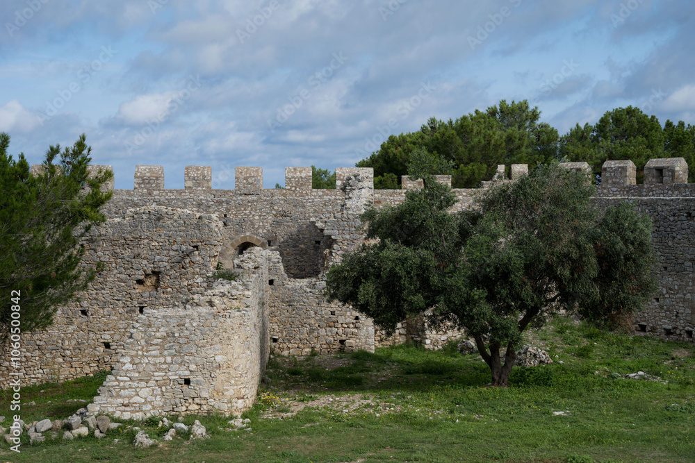 Frankish Castle of Chlemoutsi was built in 1220-1223 Frankish Castle of Chlemoutsi was built in 1220-1223