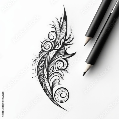 vector, pattern, tribal, maori, tattoo, draw,  illustration, design, art, vintage, symbol, seamless, wallpaper, drawing, ornament, decoration, icon, sketch, texture, stamp, flower, nature, sign