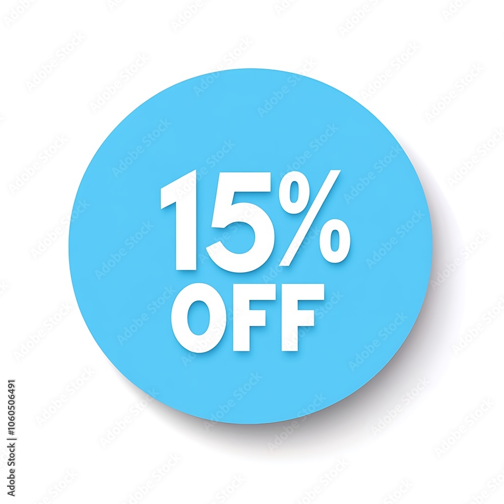 Light blue round paper note with bold white text Light blue round paper note with bold white text