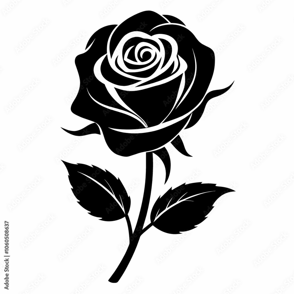 black rose isolated on white black rose isolated on white