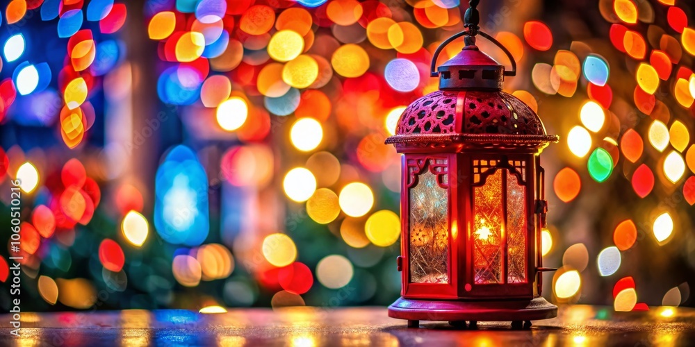 Curious Red Lantern with Colorful Bokeh Background, Festive Atmosphere, Macro Photography, Vibrant Celebration, Chinese Lanterns, Holiday Decor, Colorful Lights, Festive Decor Ideas Curious Red Lantern with Colorful Bokeh Background, Festive Atmosphere, Macro Photography, Vibrant Celebration, Chinese Lanterns, Holiday Decor, Colorful Lights, Festive Decor Ideas