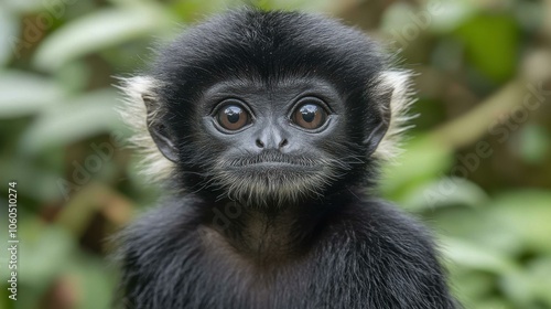 Captivating Close-Up of a Primate: Exploring the Beauty of Wildlife and Conservation