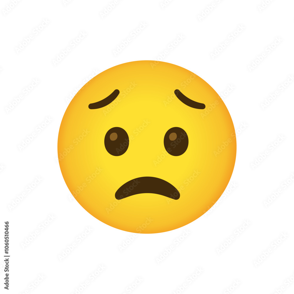 Fototapeta premium Sad Face Emoji 