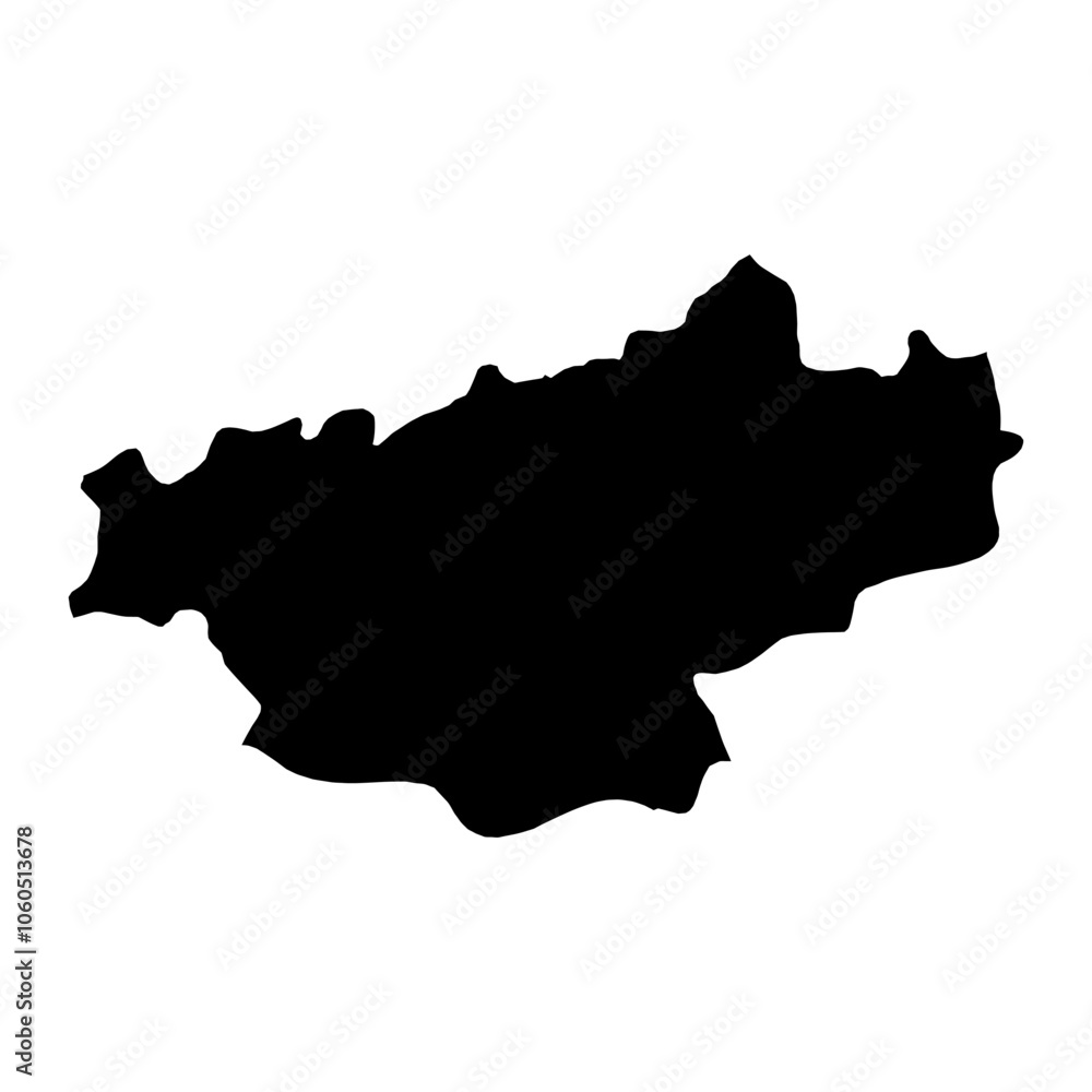 Rasht District map, administrative division of Tajikistan. Vector illustration. Rasht District map, administrative division of Tajikistan. Vector illustration.