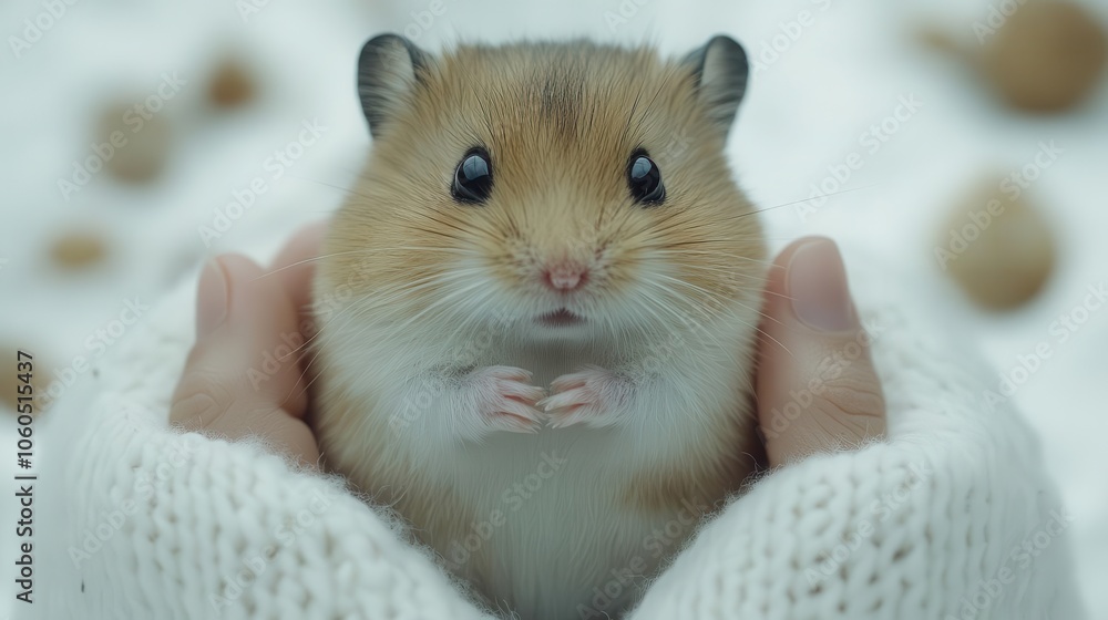 a cute hamster sits adorably against a white background capturing its playful spirit and charm making it a delightful representation of pet companionship a cute hamster sits adorably against a white background capturing its playful spirit and charm making it a delightful representation of pet companionship