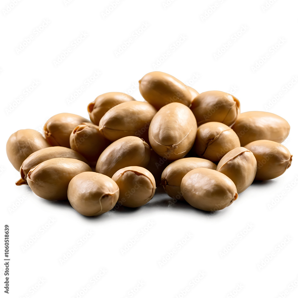 High-Quality Image of Isolated Soybeans on a Transparent Background for Culinary and Agricultural Uses High-Quality Image of Isolated Soybeans on a Transparent Background for Culinary and Agricultural Uses