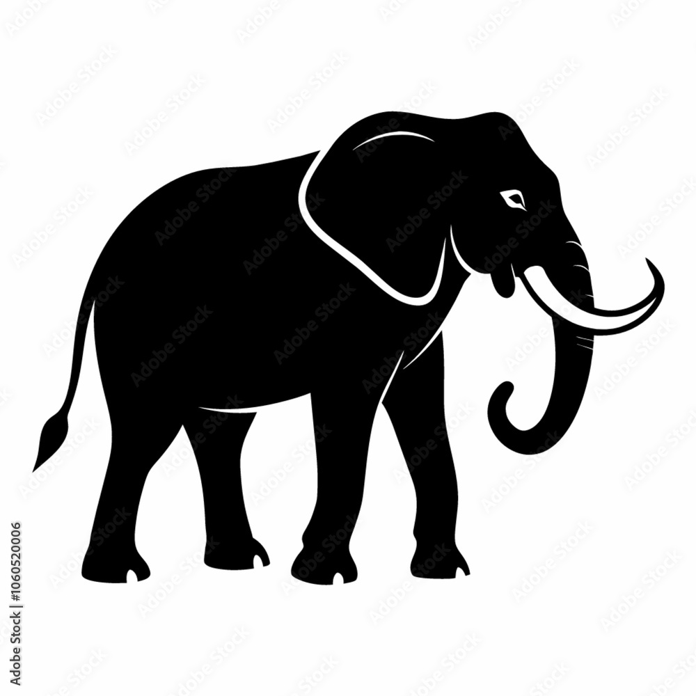 elephant silhouette vector elephant silhouette vector