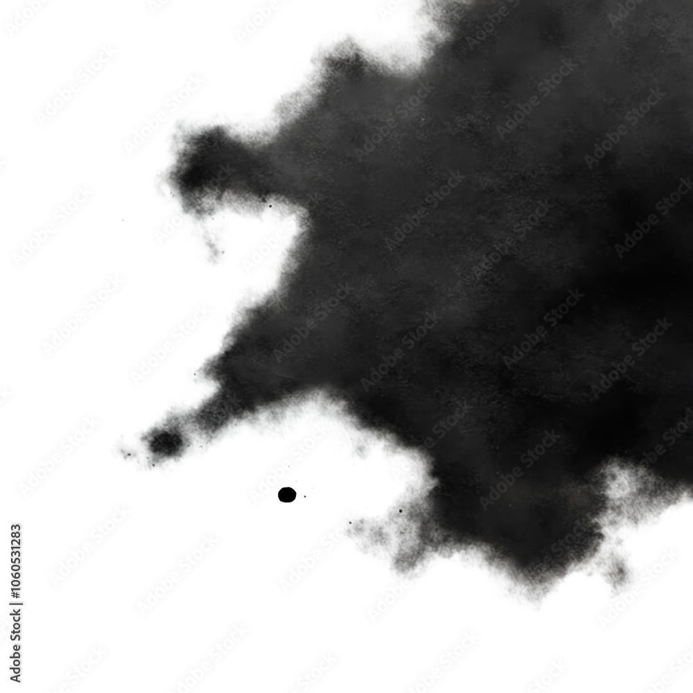 Black smoke cloud texture on white background. transparent background Black smoke cloud texture on white background. transparent background