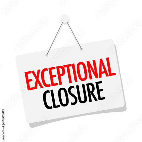 Exceptional closure