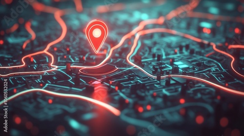 Location-marked digital map for urban navigation and innovative GPS functionality
