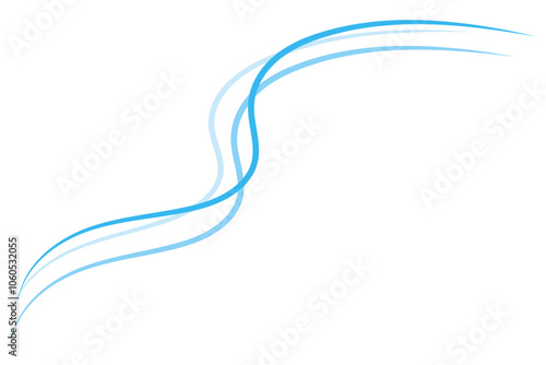 そよ風のイメージイラスト