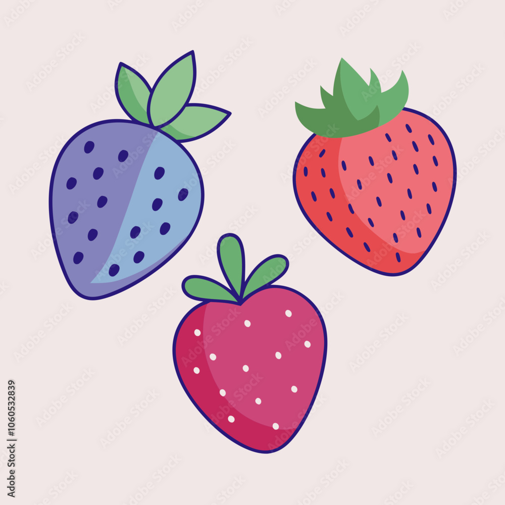 illustration of a strawberry illustration of a strawberry