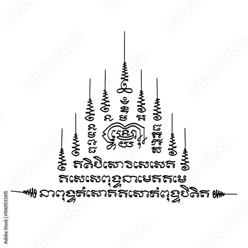 YANT POK KHA SAP (ยันต์โภคทรัพย์)

This yantra is said to bring favor and wealth in enterprise or business activities. It will grant the wearer abundance, money flow, kindness, and popularity.