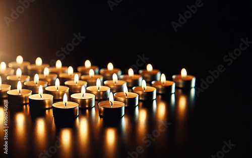 countless candle lights