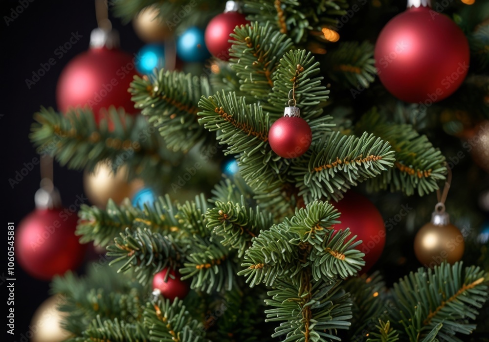 Christmas tree close up Christmas tree close up
