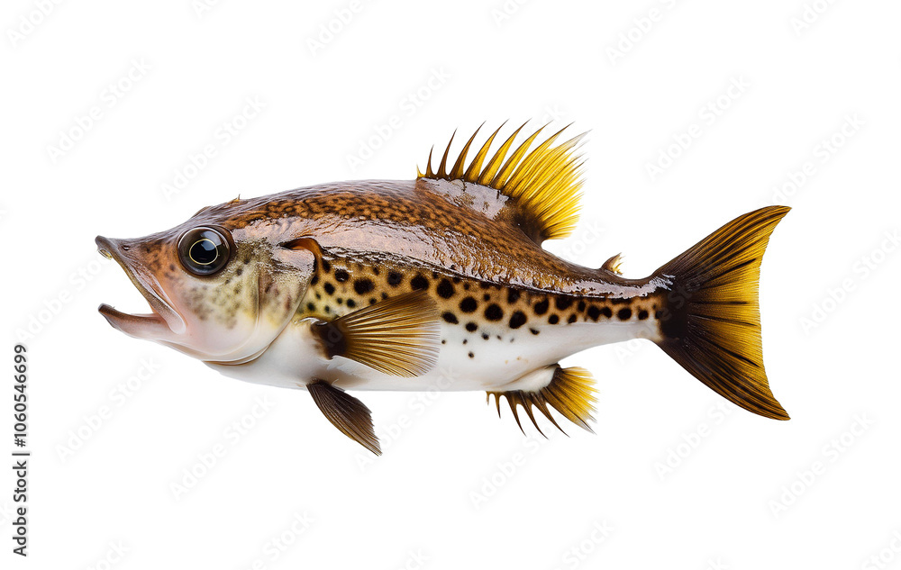 Naklejka premium fish isolated on white