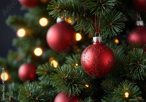 Christmas tree close up