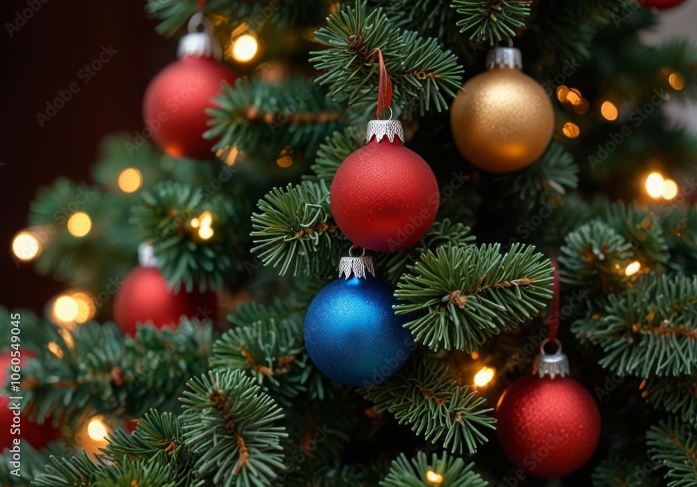 Christmas tree close up Christmas tree close up