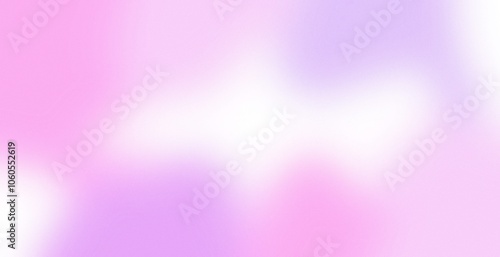 Pink, purple, violet and white gradient trendy blurred background. Chroma grainy noise colorful gradient abstract background, y2k style, light glow noise soft gradient for banner and poster.