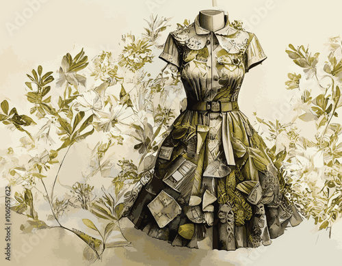 A Dress of Recycled Beauty