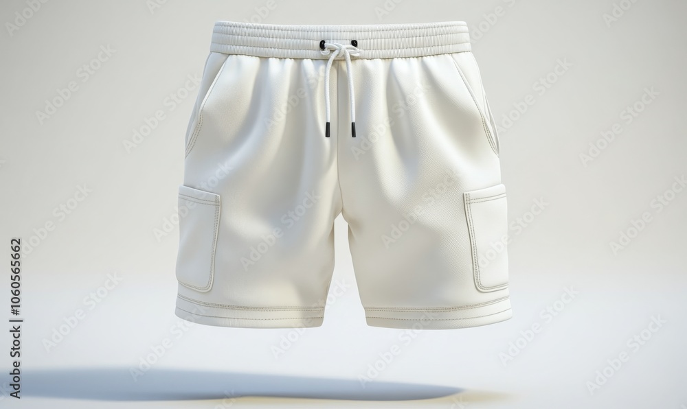 white mens shorts pants trousers with pockets made from polyester material suitable for all activities and sports white mens shorts pants trousers with pockets made from polyester material suitable for all activities and sports