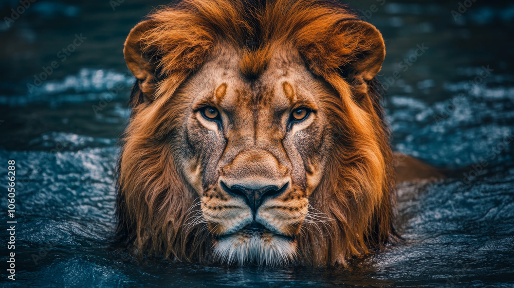 Fototapeta premium portrait of a lion