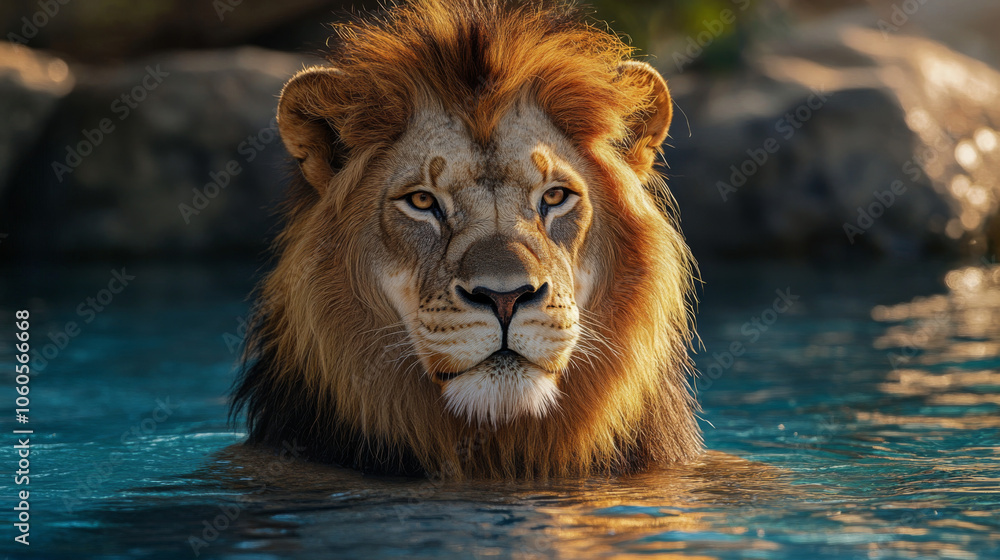 Obraz premium portrait of a lion