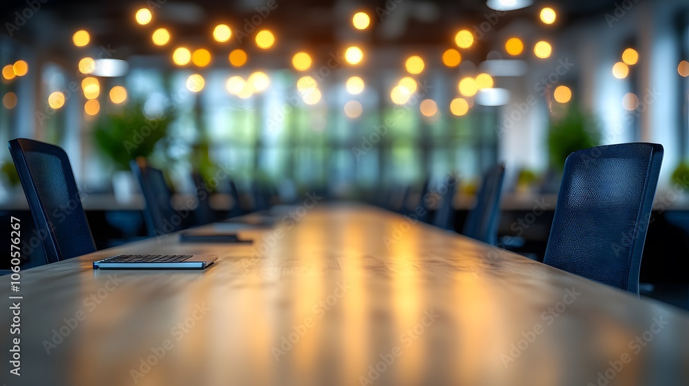 Abstract office interior in white, slightly blurred, with sleek desks, chairs, and soft lighting, clean and open modern workspace Abstract office interior in white, slightly blurred, with sleek desks, chairs, and soft lighting, clean and open modern workspace