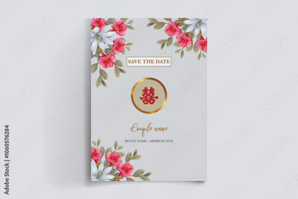 BRIDAL SHOWER FLORAL INVITATION TEMPLATE BRIDAL SHOWER FLORAL INVITATION TEMPLATE