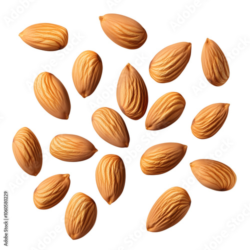 Wallpaper Mural almonds isolated on transparent background Generative Ai. Torontodigital.ca