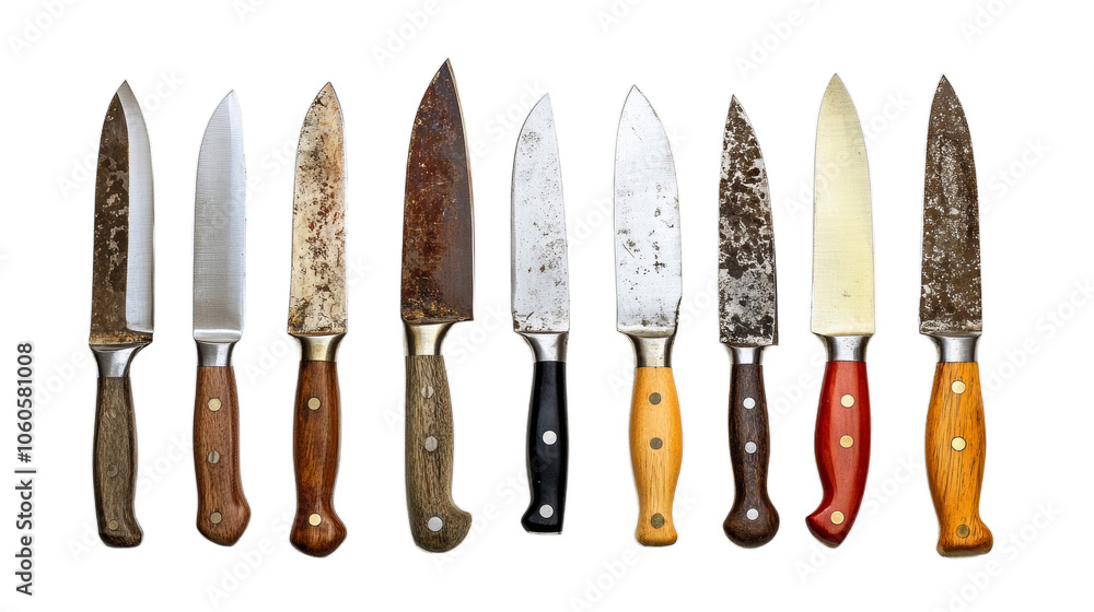 Cooking knife isolated on transparent background Cooking knife isolated on transparent background