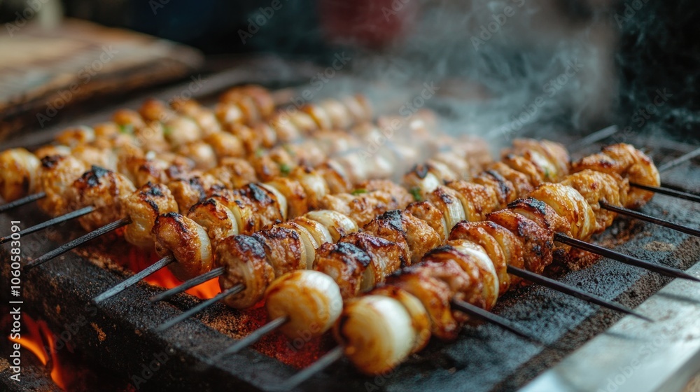 Local cuisine from the Gaziantep region, including onion kebab (also known as sogan kebabi in Turkish).
Local cuisine from the Gaziantep region, including onion kebab (also known as sogan kebabi in Turkish).