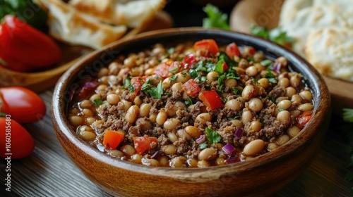 Turkish dishes include dried beans and kuru fasulye, or beans with minced meat.

