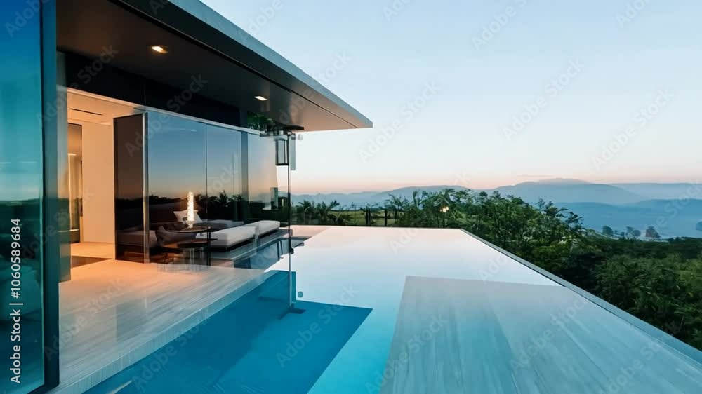 house glass Luxurious Beautiful Created generative ai home beach front luxury view goggles window vacation travel real estate sunset sunrise water wealthy sky building sun cloud landscape nature arch house glass Luxurious Beautiful Created generative ai home beach front luxury view goggles window vacation travel real estate sunset sunrise water wealthy sky building sun cloud landscape nature arch
