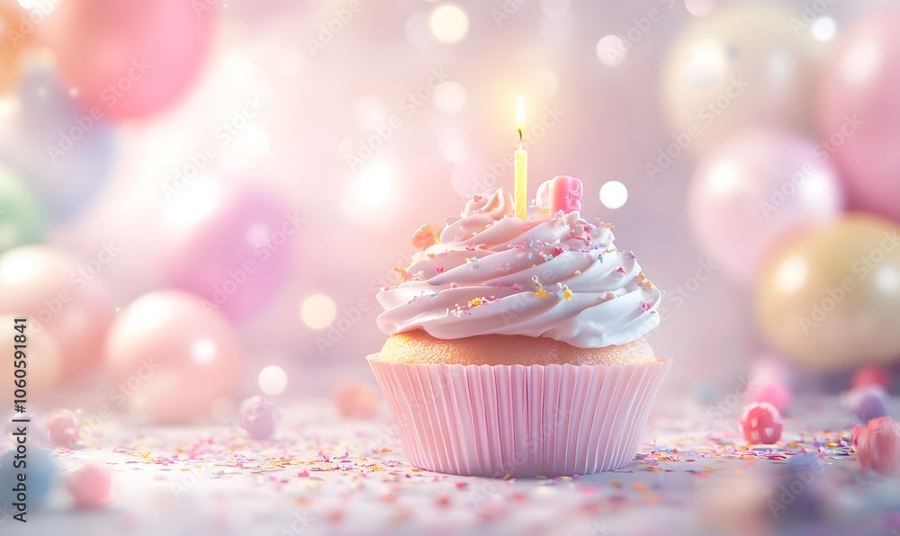generation AI,A_brightly_decorated_birthday_cupcake generation AI,A_brightly_decorated_birthday_cupcake