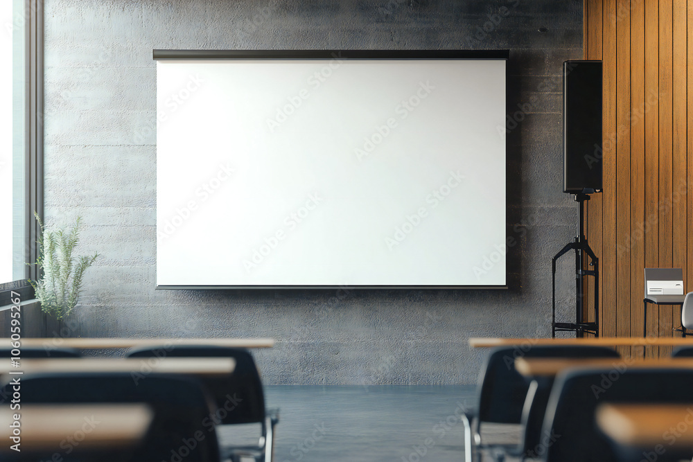empty classroom with blackboard empty classroom with blackboard