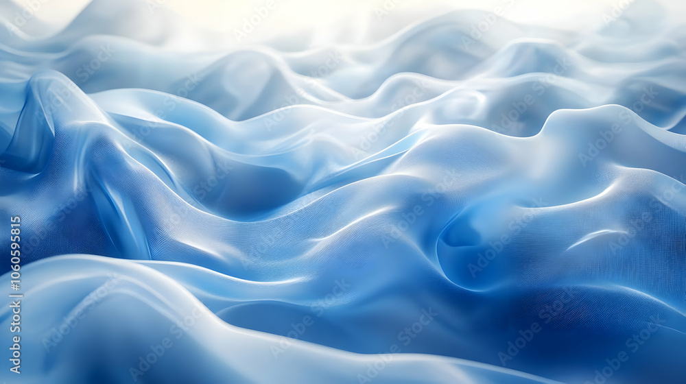 Abstract Blue Fabric Texture Background Illustration Abstract Blue Fabric Texture Background Illustration