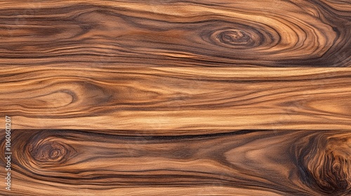 Natural Wood Texture Background - Brown Wooden Plank Surface