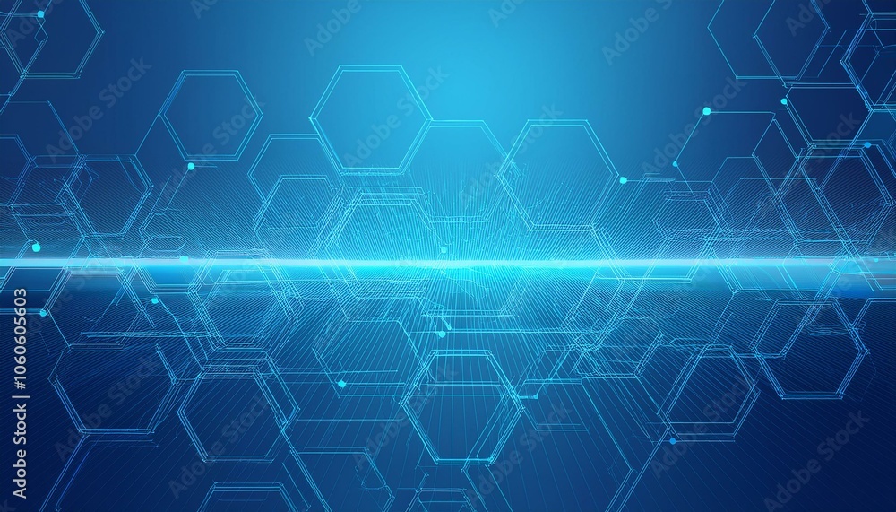 Blue blockchain background gradient banner Blue blockchain background gradient banner