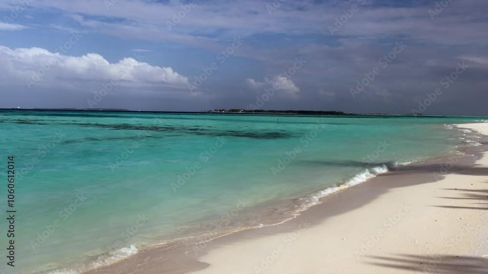 Idyllic Beach at the Maldives, Indian Ocean Idyllic Beach at the Maldives, Indian Ocean
